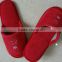 Open toe hotel terry towel slipper with anti-slip fabric with dot