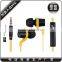 plastic earphone with microphone for laptop accessories