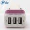 Factory Direct Supply 3 USB Car Charger Wholesale,Smart Car USB Charger for iPhone