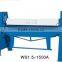 metal sheet folding machine with cutting device