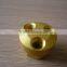 Brass female four-way pex pipe fitting ,brass square connector