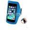 Waterproof mobile phone neoprene armband for running lycra armband LED armband case with key holder