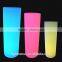 garden lighting cylindrical lamp rechargeable color changing remote control led pillar column light