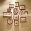 Eco-friendly home small black wide decorative love wooden photo frame