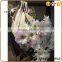 new design handed jute flower bouquet bag holder