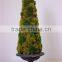 artificial moss flocking stone tower shape craft man made moss tower