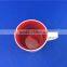 16 oz glazed red color ceramic sublimation coffee mug