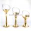 3-tier tall bell shaped glass candle holders for wedding