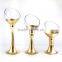 3-tier tall bell shaped glass candle holders for wedding