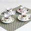 ceramic cup & saucer, cup saucer set, coffee set