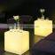 Factory Direct Sale LED Lighted Plastic RGB Cube for Table and Seat