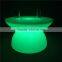 Night Club LED Furniture Glowing 16 Colors Changeable Solar powered Led Bar Table 66*66*42cm