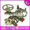 2017 new design airplane build kit funny kids wooden assembly toys W03B068