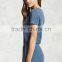 Woman Summer Romper Keyhole Cutout Romper Women Wholesale Plain Dyed Custom Made Romper High Quality