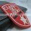 Custom Cheap PVC plastic 3D shield soft rubber patch