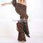 Fashing Tribe Style Sportwear Long Trumpet Trousers Yoga pants