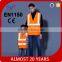 en1150 kids hi vis safety vest with mesh fabric