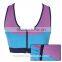 GZY Comfortable Breathable Front Zipper Closure Genie Sports Bra