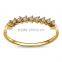 Exquisite Fashion Pure Gold Diamond Gold Wedding Ring