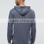 Mens Longline Curved Hem Hoodie with Side Splits Cotton Blank Sweatshirt Hoodie Fashion Streetwear Hoodie Manufacturers in China
