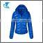 Ladies Fitted Zip up Down Jacket with Hood