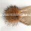 Myfur Fashion Winter Length Acrylic Wool Knitted Scarf with Pom Pom