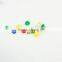 Suit stationery customizable metal flat shape thumbtack metal office clip