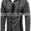 Men's zipper-up luxury wholesale Hoodies with patch