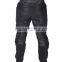 Black Motorcycle Pant/ Motorbike Leather PANT / Trousers + CE Armour to knee & hips