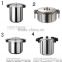 Effective and High quality pan Stew pan with multiple functions made in Japan