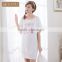 2017 New Qianxiu white casual style dress female sex sleepwear