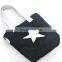 2016 New Designer Fashion Women Lady Star Splice Suede Shoulder Handbag