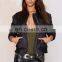 Wholesale fashion satin bomber jacket custom bomber jacket woman 2016