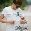 Peijiaxin Latest Design Casual Style Eyes-printed Mens Plain White T shirt