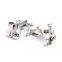 Wine Bottle and Cup Cuff Link Silver Cheap Shirt Cufflinks Men