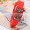 2017 new square dial Digital Jelly Silicone Bracelet Sports Wrist Watch multicolor Women Men Watch