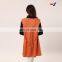 orange brief silver fiber radiation maternity dress for lady