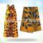 African block printed wax wax fabric for garment