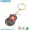 High Quality KEMER Printed Logo Middle Spinner Fancy Metal Keyring Keychains
