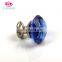 Factory Supply crystal clear glass handle crystal drawer knobs sapphire color