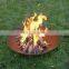 High quality rust corten steel bowl fire pits