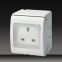 waterproof push button wall switch Socket with protected cover