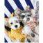 Summer Thin Lovely Princess Dog Dress Schnauzer Pomeranian Pet One-piece Dress