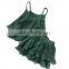 Dark Green Gallus Chiffon Ruffle 2pcs Beautiful Baby Girl Boutique Suit