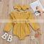 Foreign trade children's clothing spring and autumn models girls candy color long-sleeved lace romper romper