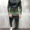 Wholesale Custom Logo men gradation digital printing zip up hoodie with jogger Sport Tracksuit set