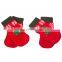 Christmas wholesale manufacturer pet shoe socks for dogs cats