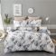 hotel solid color imitated Silk luxury satin comforter bedding set 3pcs hotel bedding set
