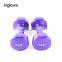 Portable Colorful Gym Fitness Plastic Dip Dumbbell