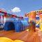 Inflatable Brandweer World Slide Castle Kids Amusement Playground Castle Bouncer For Sale